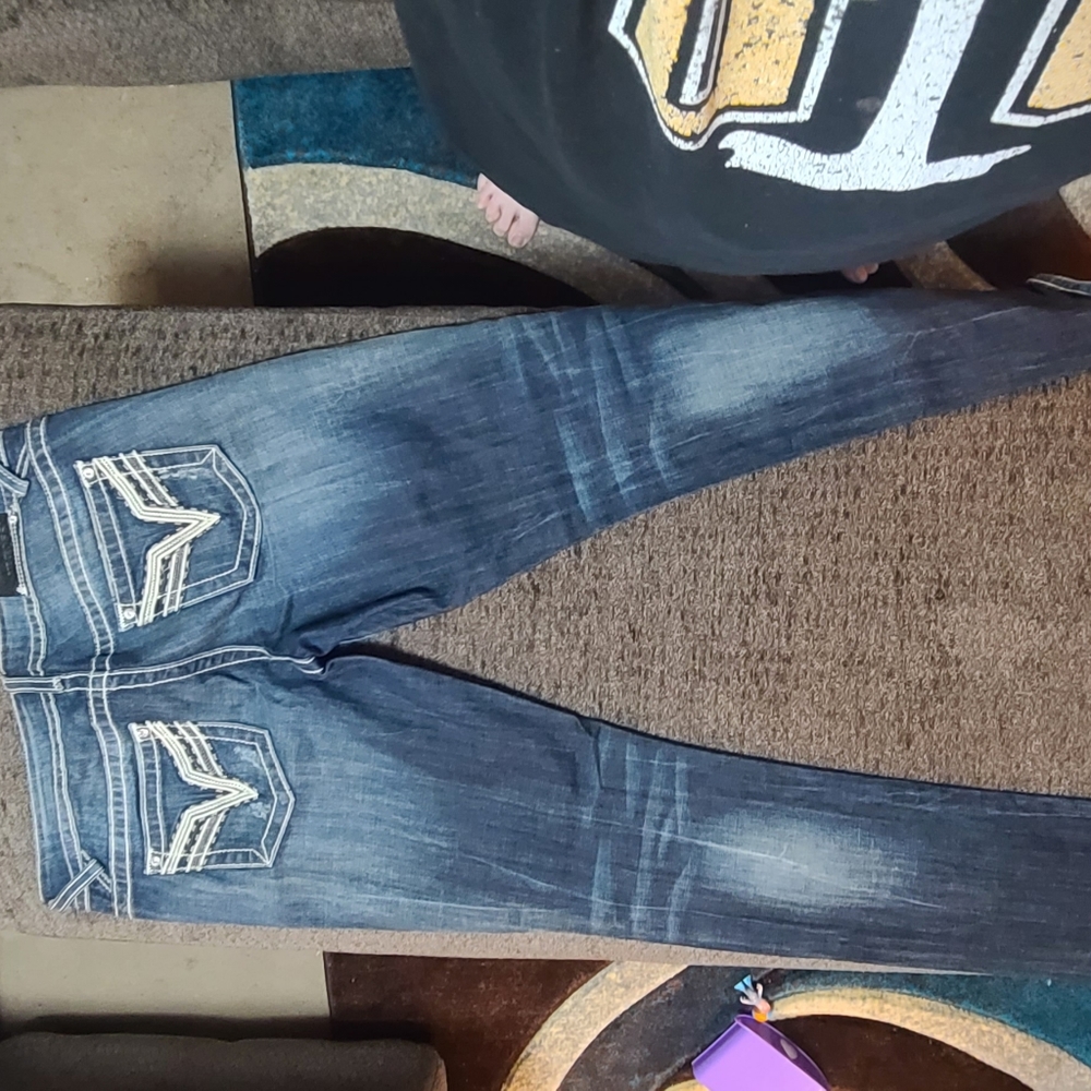 VIGOSS Chelsea Distressed Jeans Straight leg Pre-owned (Like New)